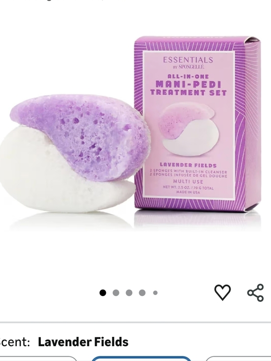 Spongelle Other - Spongelle Essentials Lavender Fields Mani/Pedi Buffer